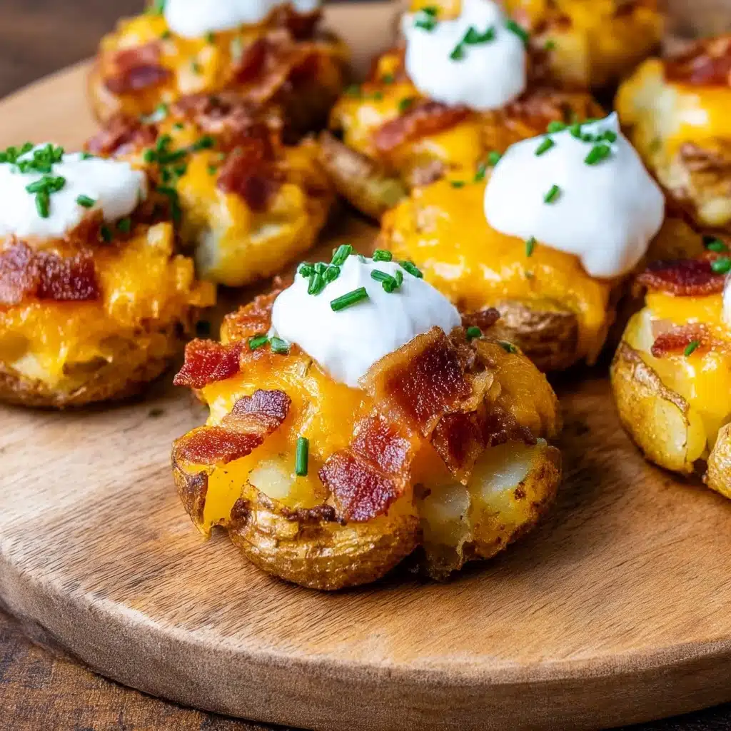 Blackstone Smashed Potatoes Recipe - Recipe Image