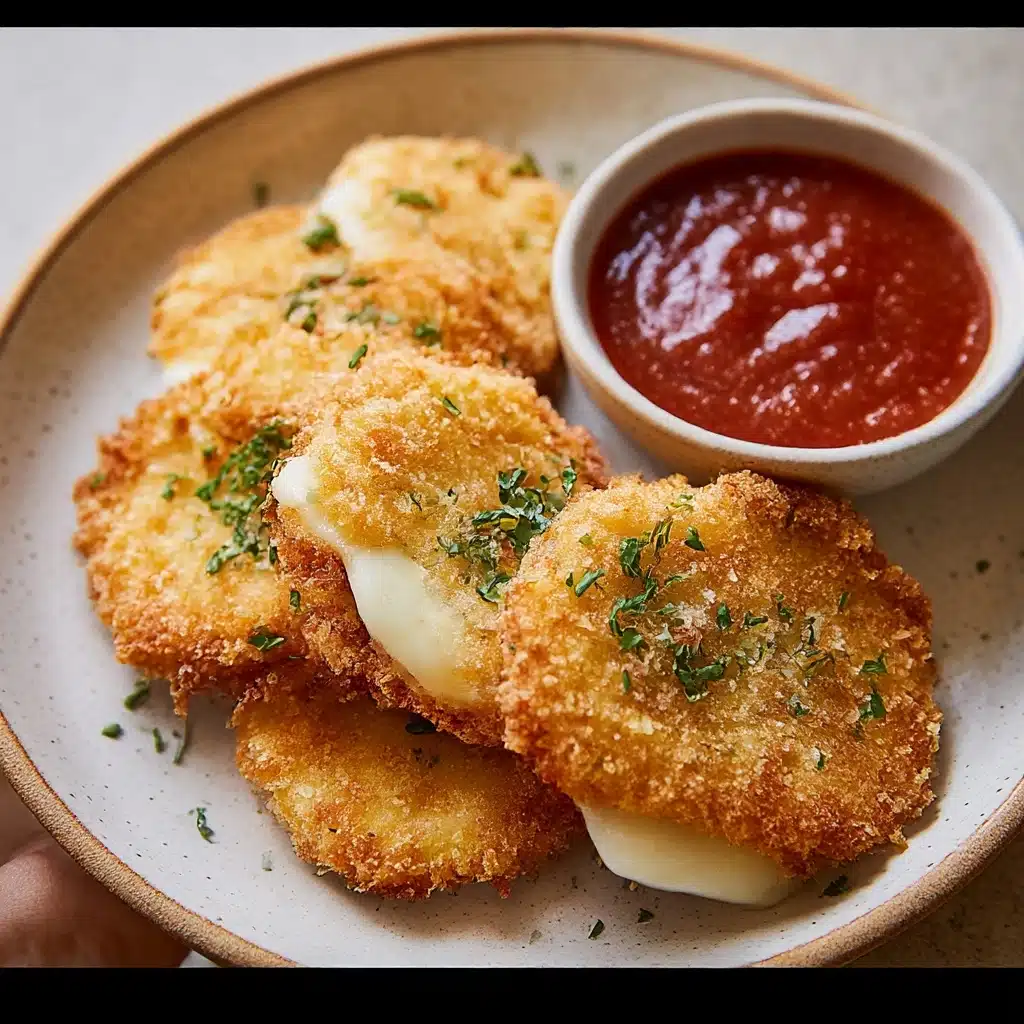 Blackstone Fried Mozzarella Recipe - Recipe Image