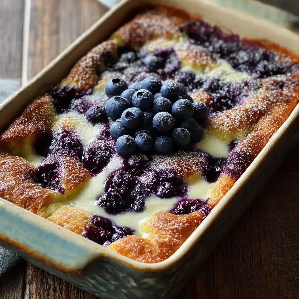 Blueberry Buttermilk Pancake Casserole Recipe - Recipe Image