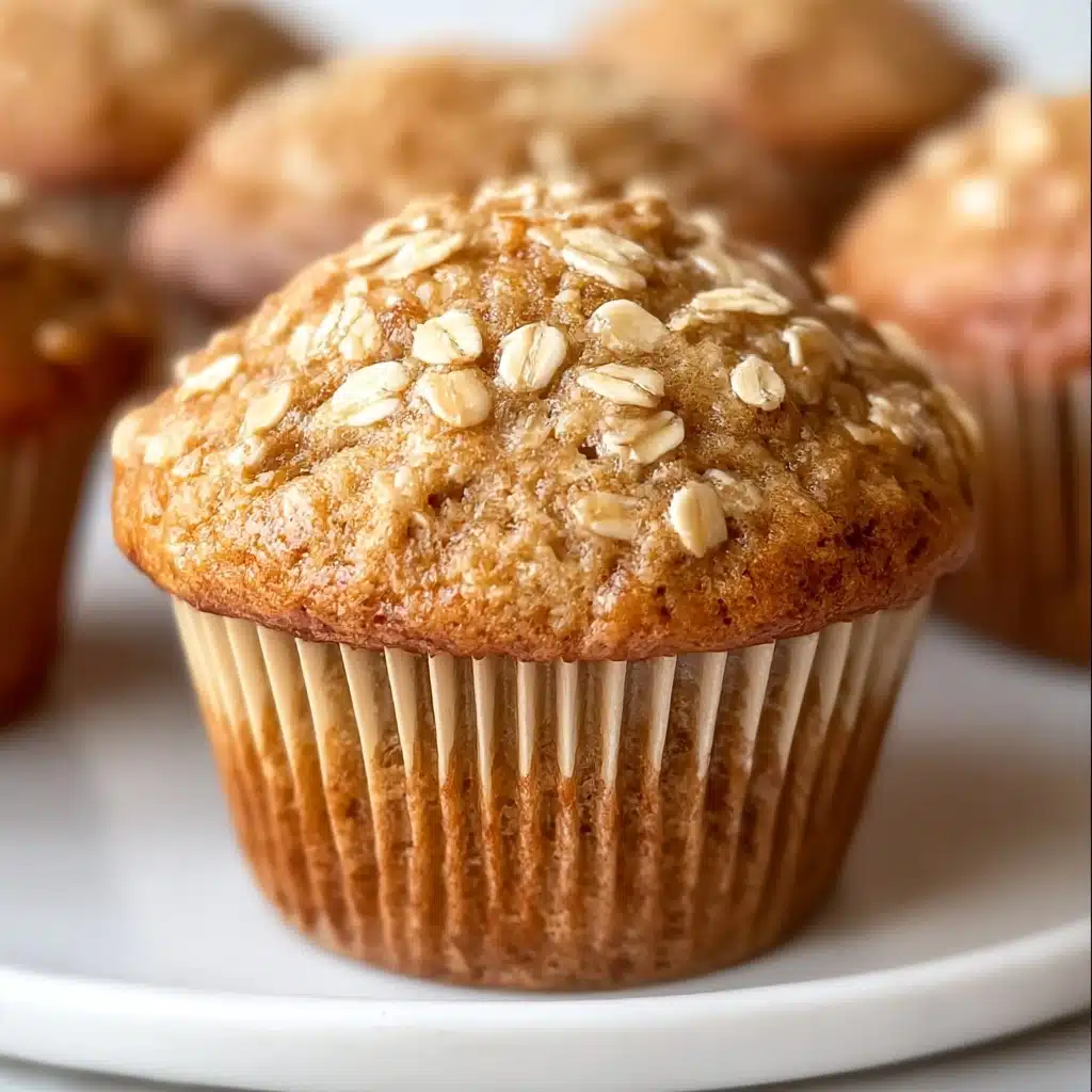 Moist Applesauce Oatmeal Muffins Recipe