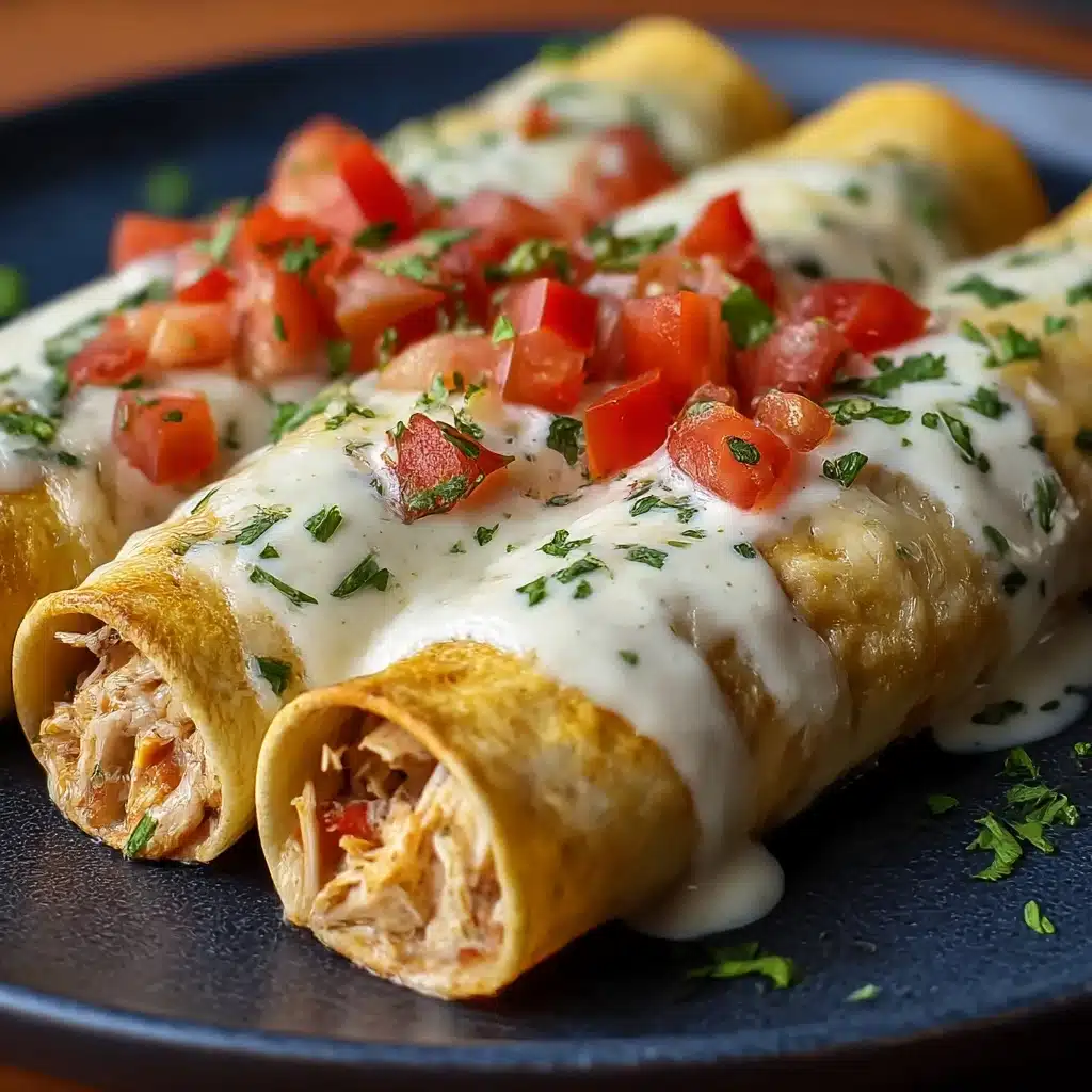 Baked Cream Cheese Chicken Taquitos Recipe - Recipe Image