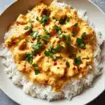 Creamy Smothered Chicken and Rice Recipe