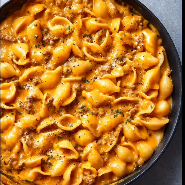 Creamy Beef and Shells Recipe
