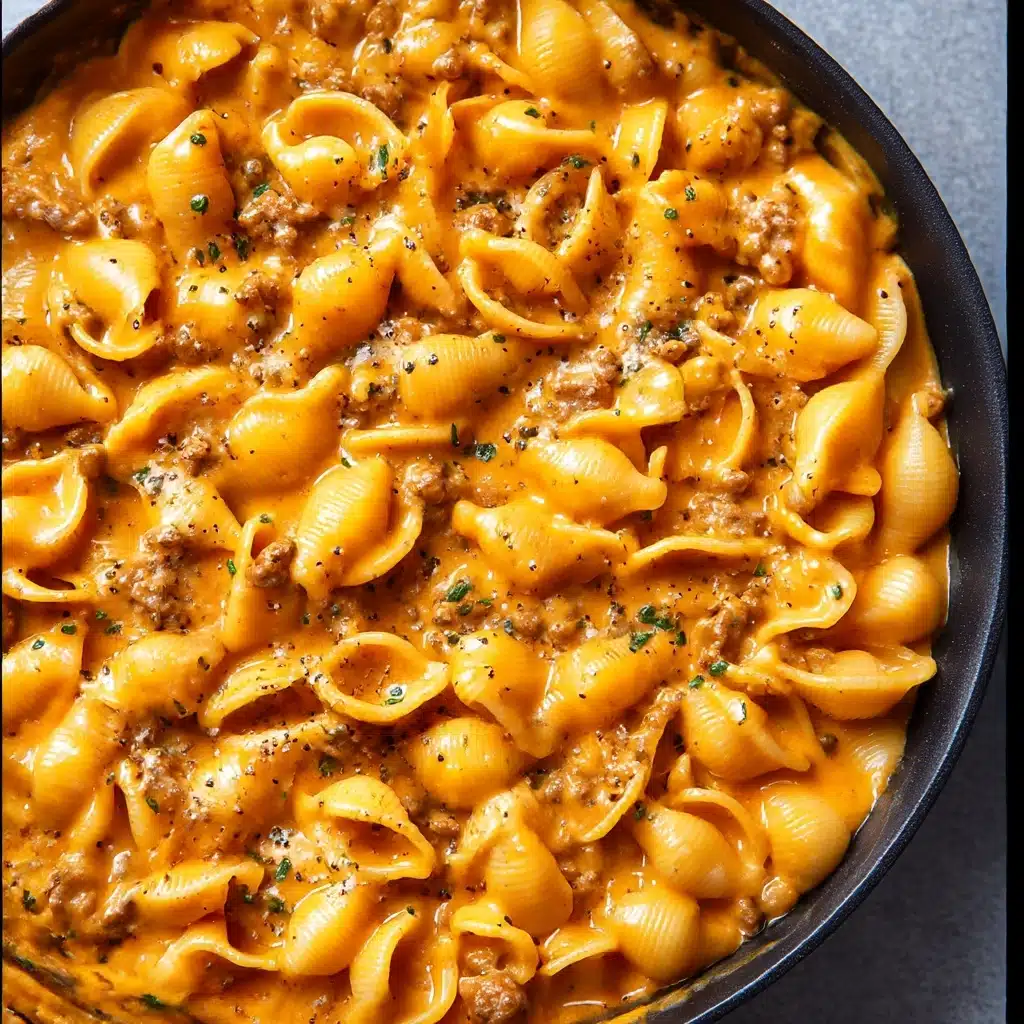 Creamy Beef and Shells Recipe