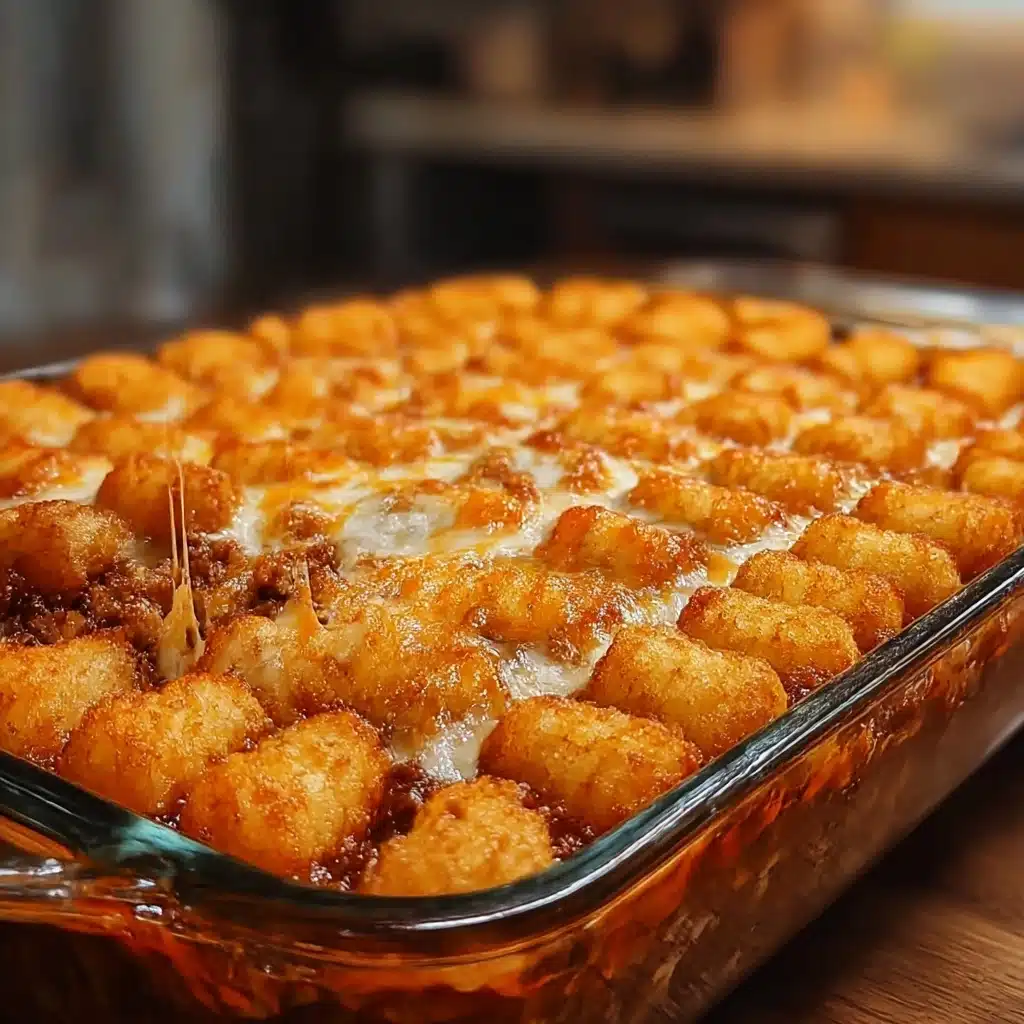 Chili Cheese Tater Tot Casserole Recipe - Recipe Image