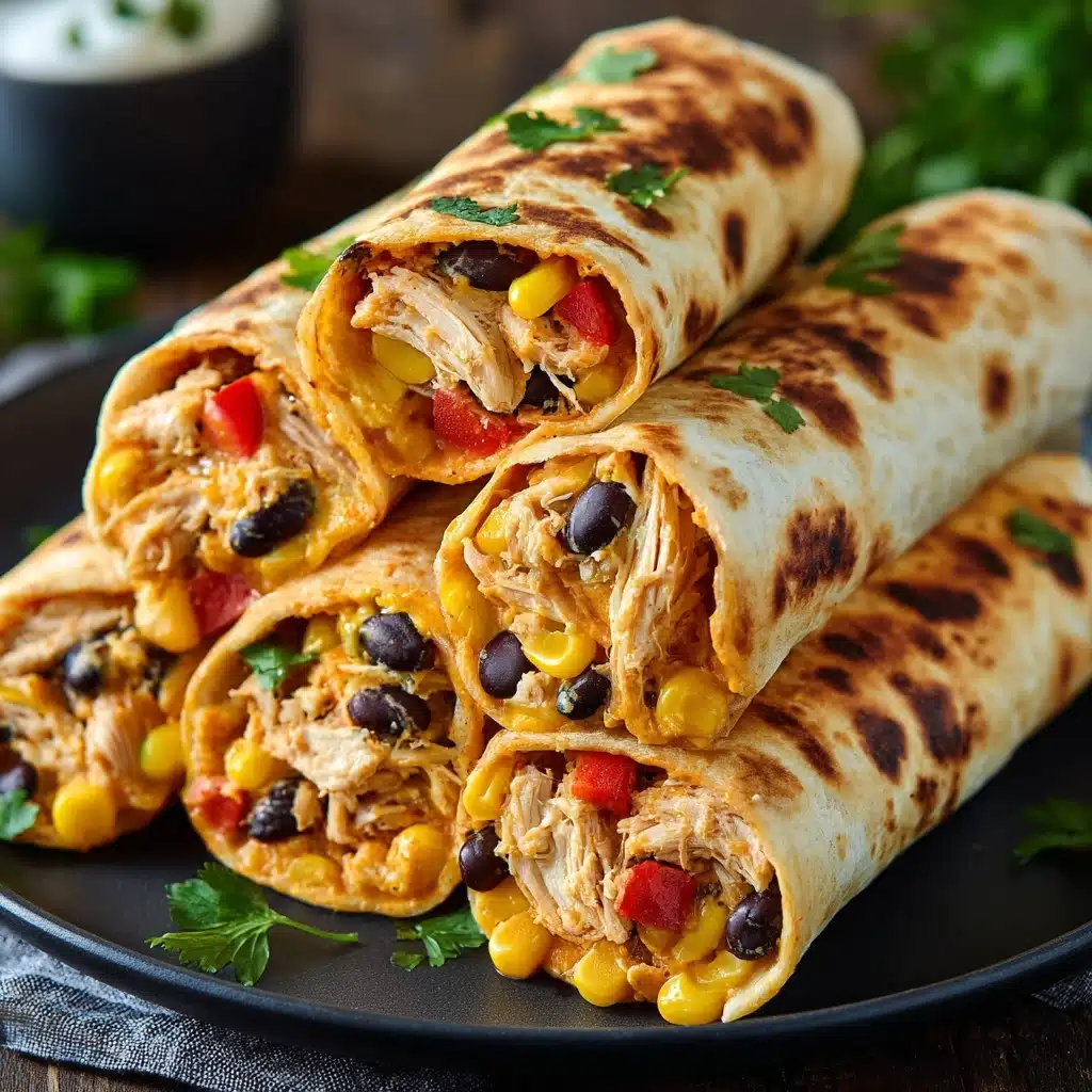 Macro-Friendly Southwest Chicken Roll Ups Recipe