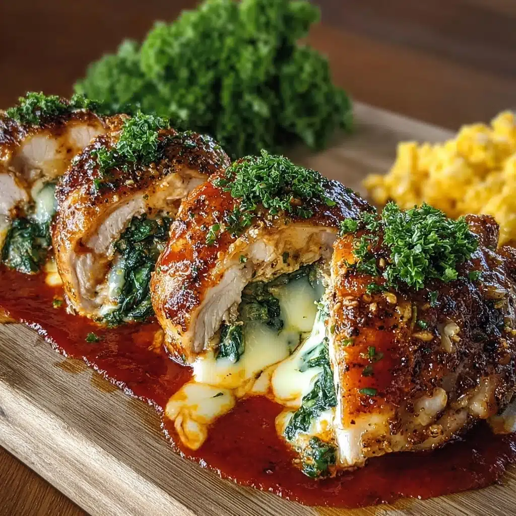 Herbed Ricotta Stuffed Chicken Rolls Recipe - Recipe Image