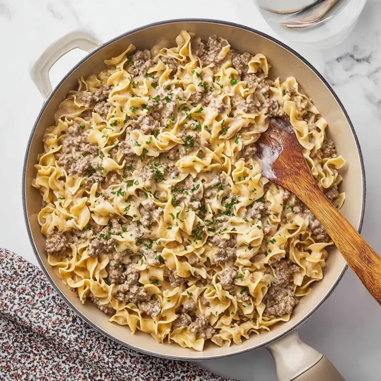 30-Minute Ground Beef Stroganoff Recipe