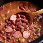 Slow Cooker Cajun Red Beans and Rice Recipe