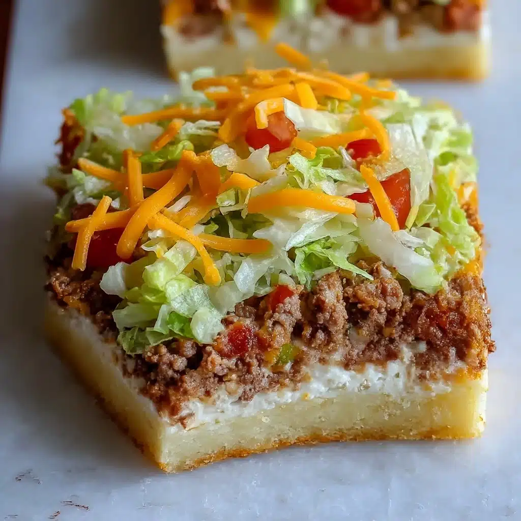 Easy Crescent Roll Taco Pizza Recipe - Recipe Image