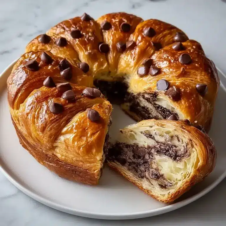 Chocolate Croissant Breakfast Bake that Everyone Loves! Recipe
