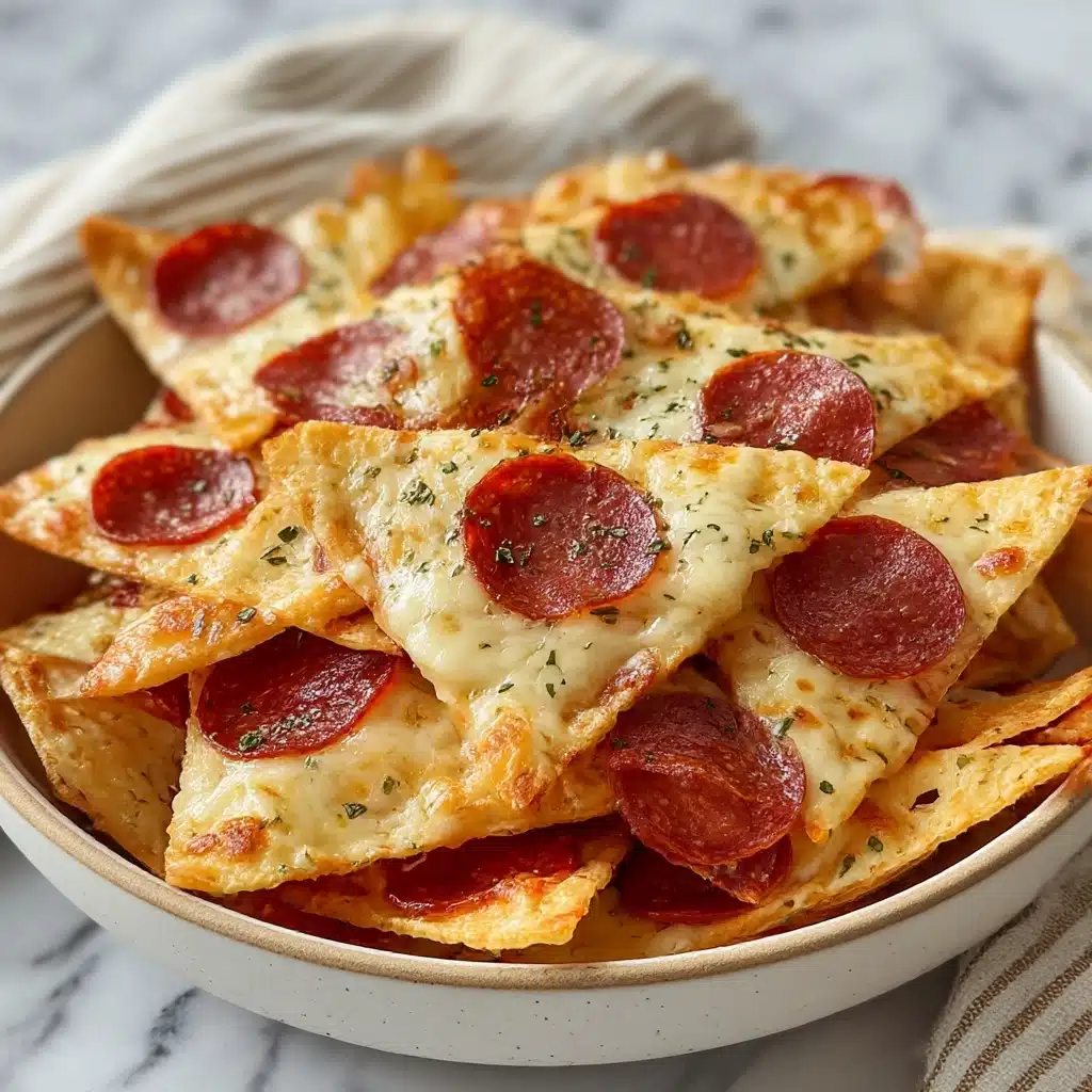 2 ingredient Pizza chips Recipe