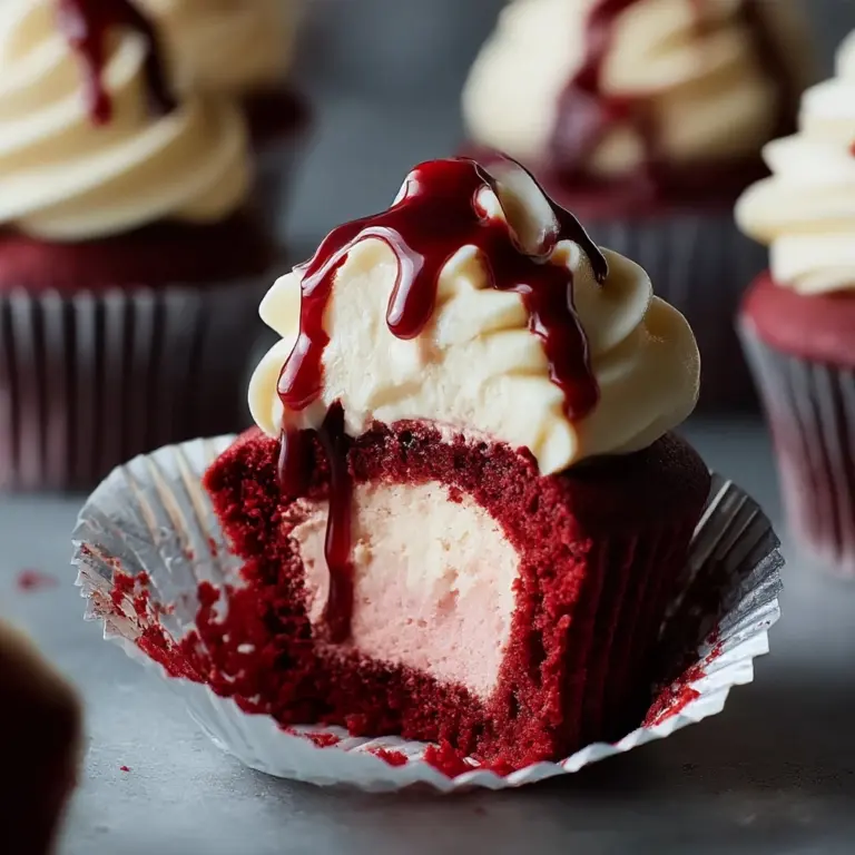 Halloween Vampire Bite Cupcakes Recipe
