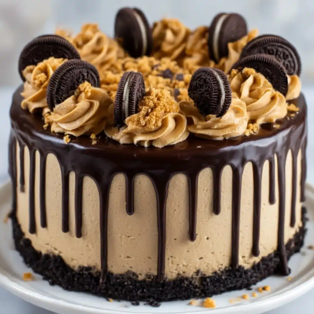 Peanut Butter Oreo Drip Cake Recipe