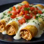Baked Cream Cheese Chicken Taquitos Recipe