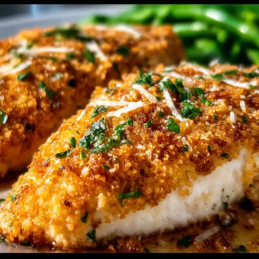 Longhorn Garlic Parmesan Crusted Chicken Recipe - Recipe Image