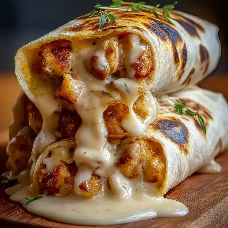 Cheesy Garlic Chicken Wraps Recipe That Everyone Loves Recipe
