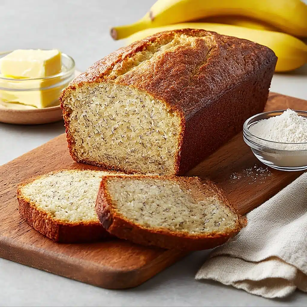 Easy Moist Banana Bread Recipe - Recipe Image