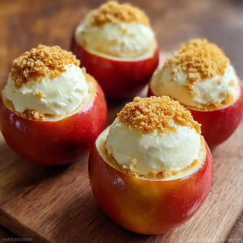 Cheesecake Stuffed Baked Apples Recipe - Recipe Image
