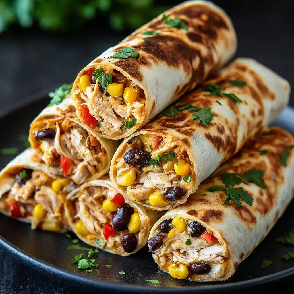 Macro-Friendly Southwest Chicken Roll Ups Recipe - Recipe Image
