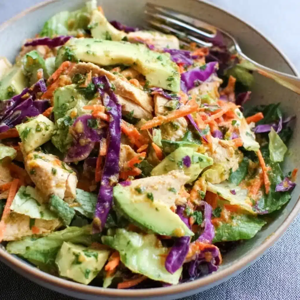 Shredded Thai Salad with Avocado Recipe