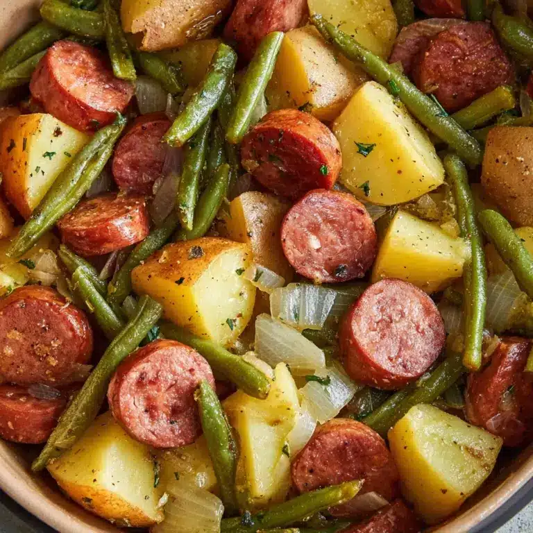Crockpot Kielbasa and Green Beans Recipe