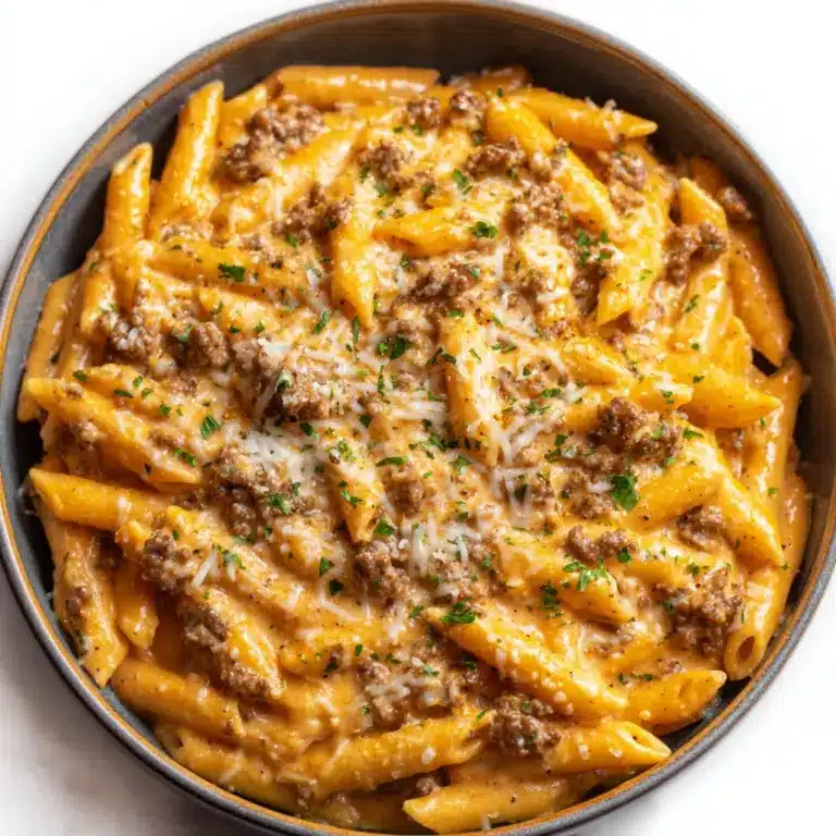 High Protein Creamy Beef Pasta Recipe