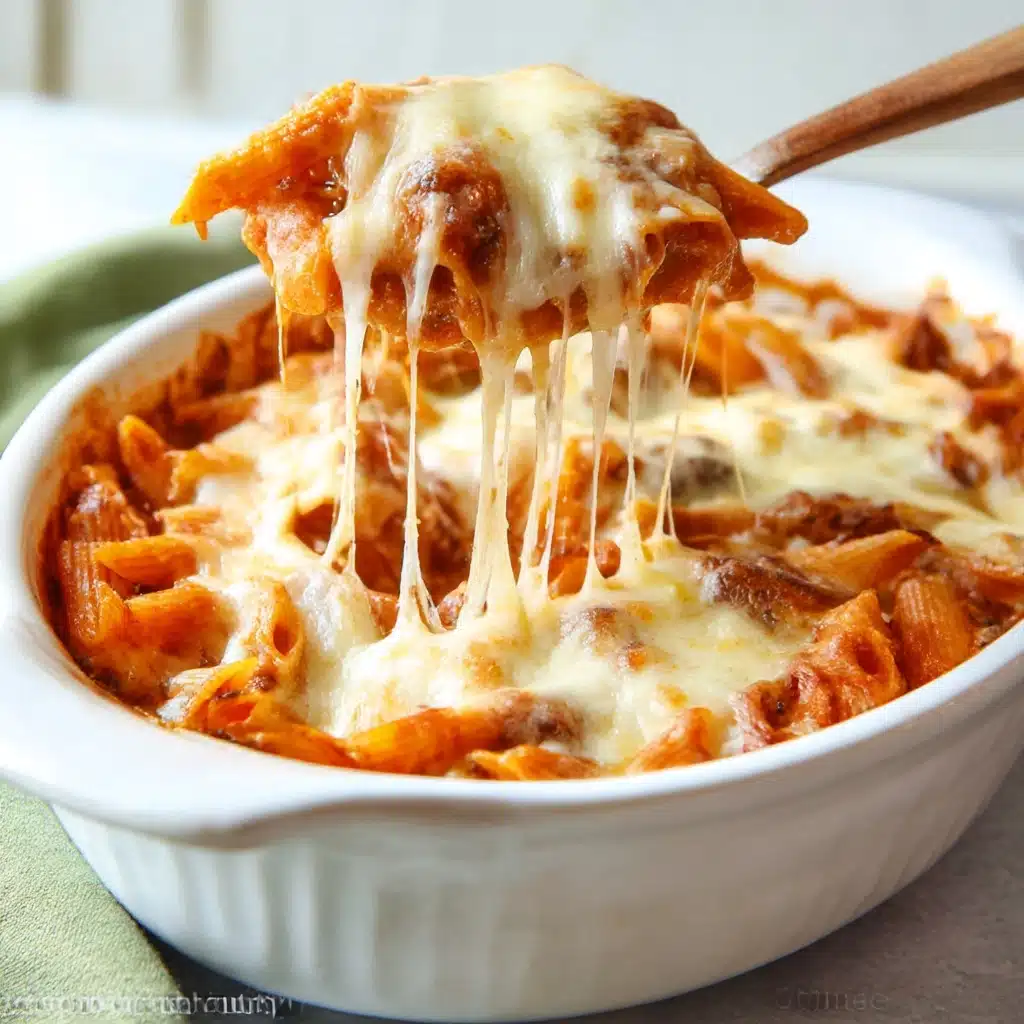 Simple Cheesy Baked Pasta Recipe - Recipe Image