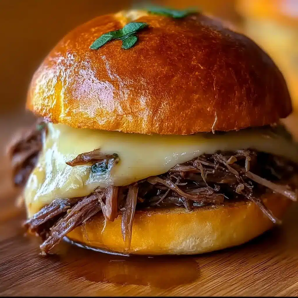 Hearty Slow Cooker French Dip Sandwiches Recipe - Recipe Image