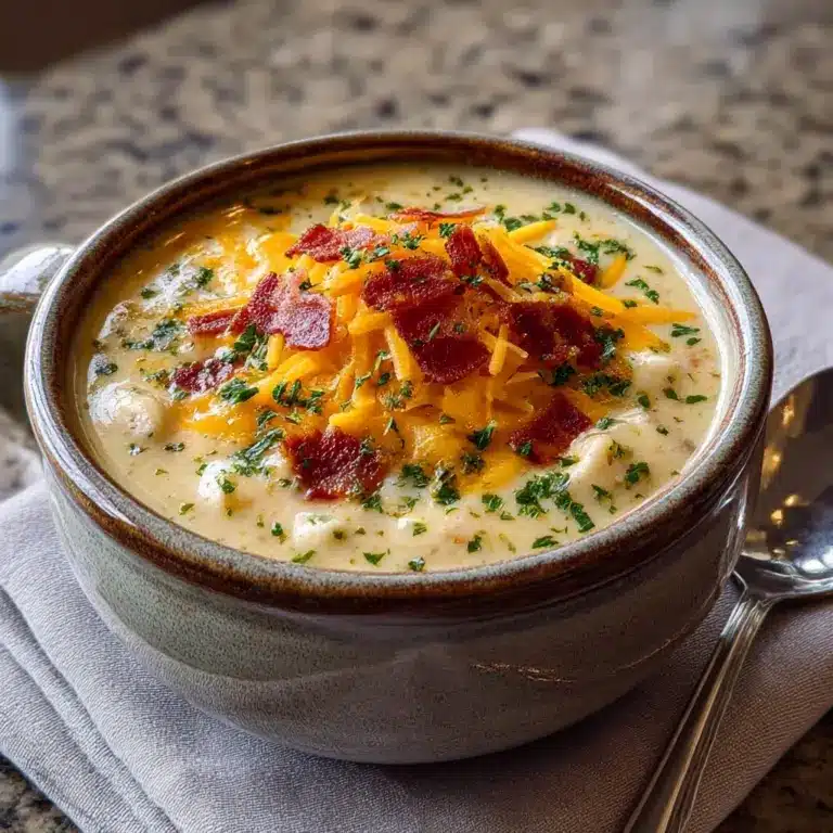 Loaded Baked Potato Soup for Chilly Evenings With the Kids Recipe
