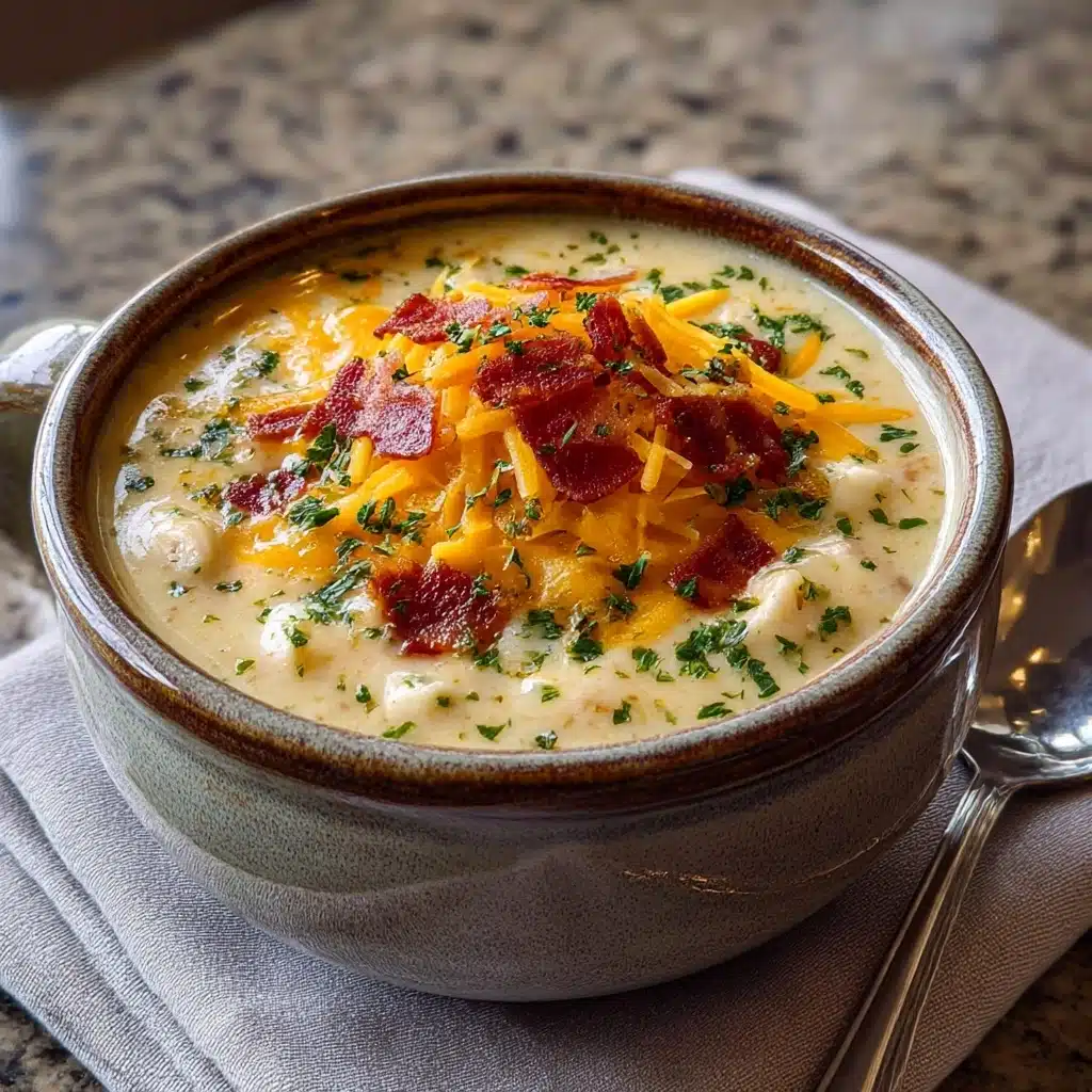 Loaded Baked Potato Soup for Chilly Evenings With the Kids Recipe