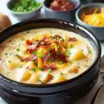 Creamy Loaded Baked Potato Soup Crockpot Recipe Delight Recipe