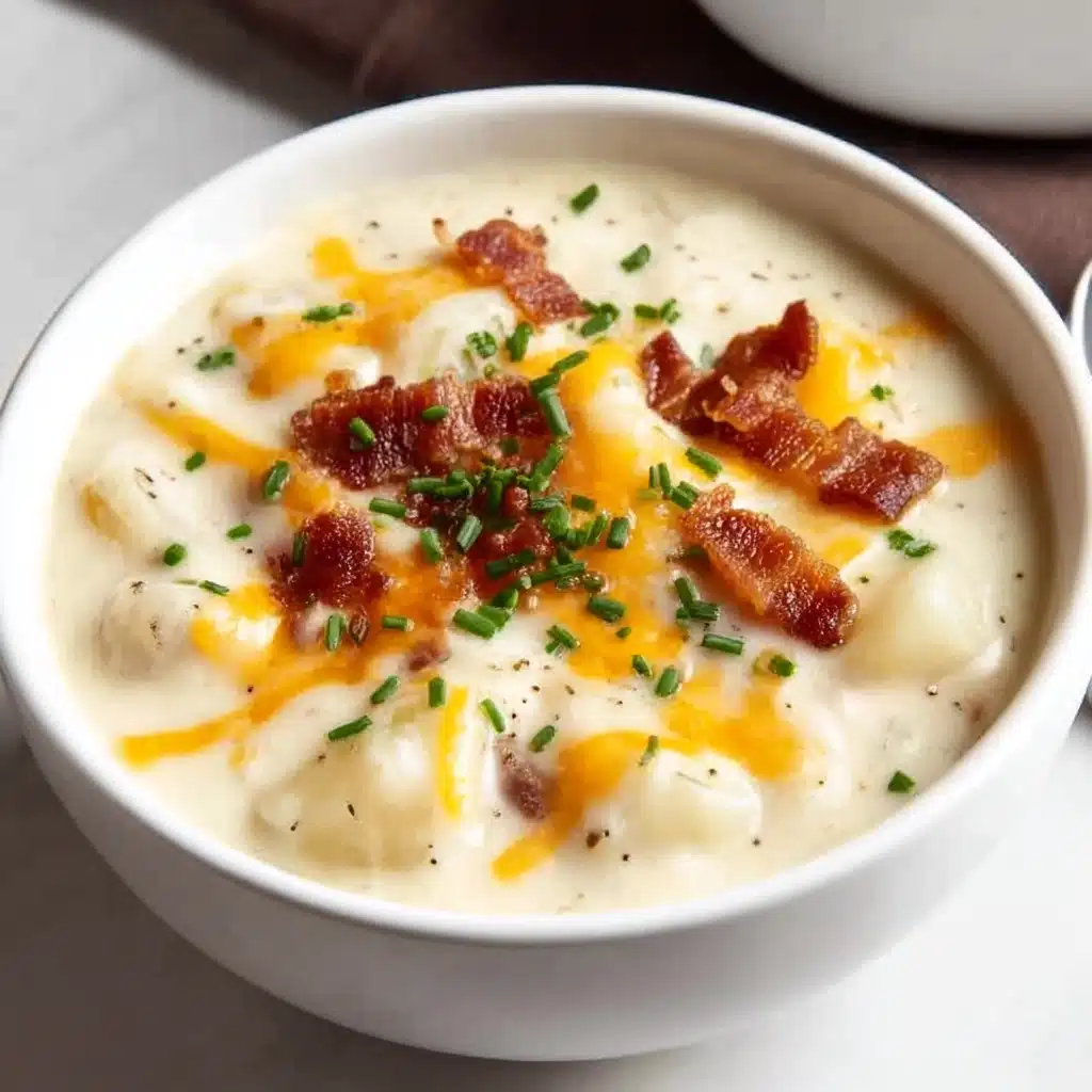 Rich and Creamy Potato Soup Recipe - Recipe Image