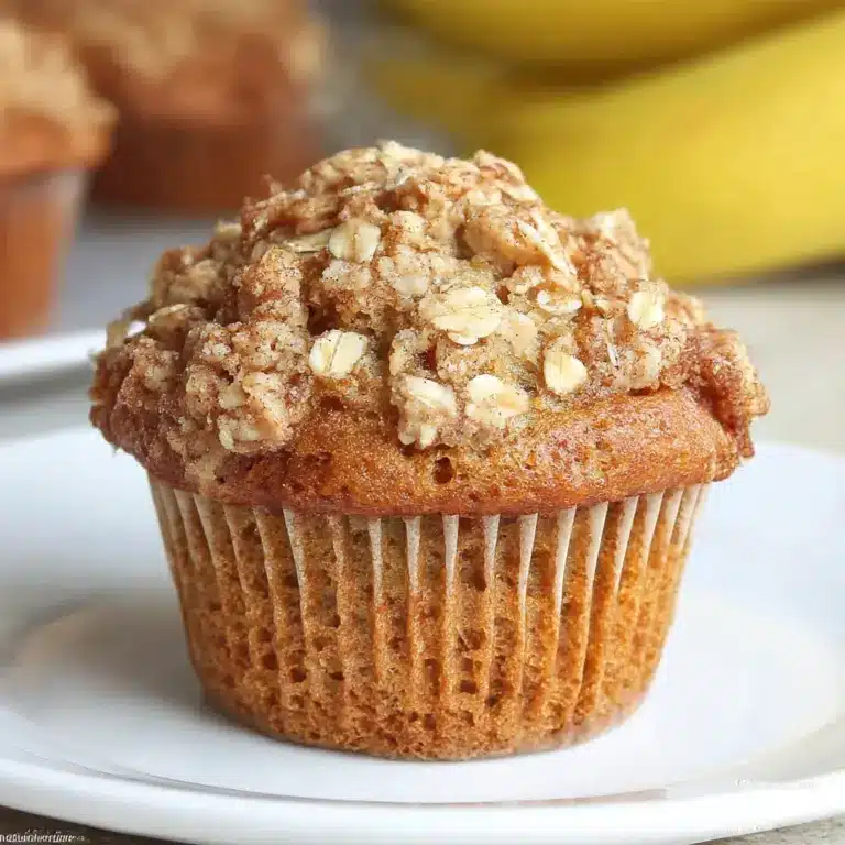 Healthy Banana Oatmeal Muffins Recipe