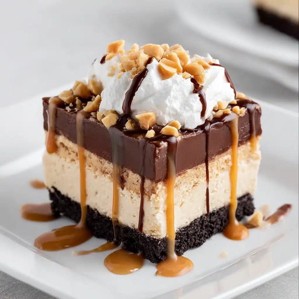 No-Bake Peanut Butter Lasagna Recipe - Recipe Image