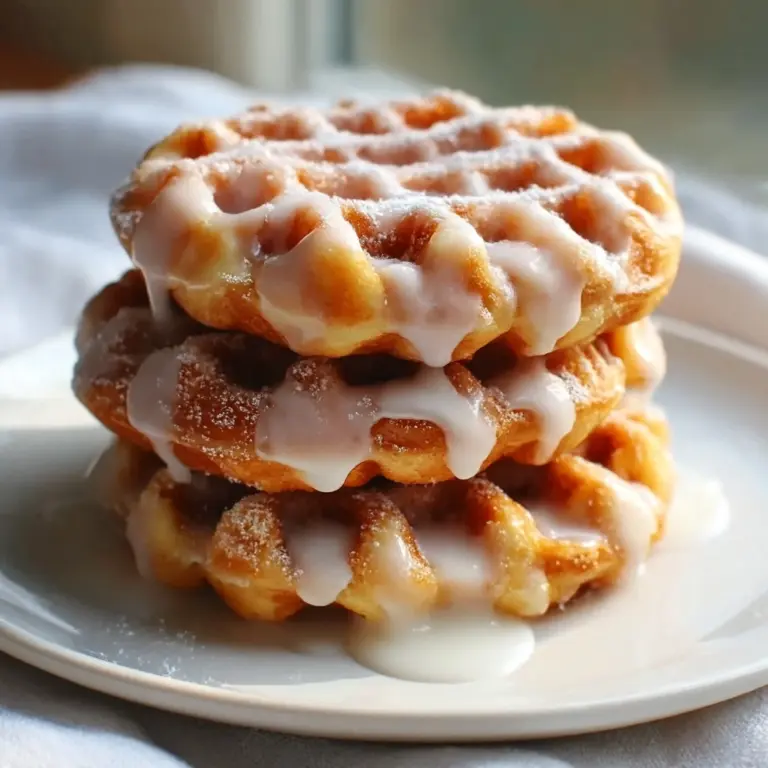 Apple Fritter Waffle Donuts Recipe