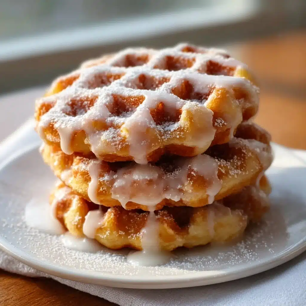 Apple Fritter Waffle Donuts Recipe - Recipe Image