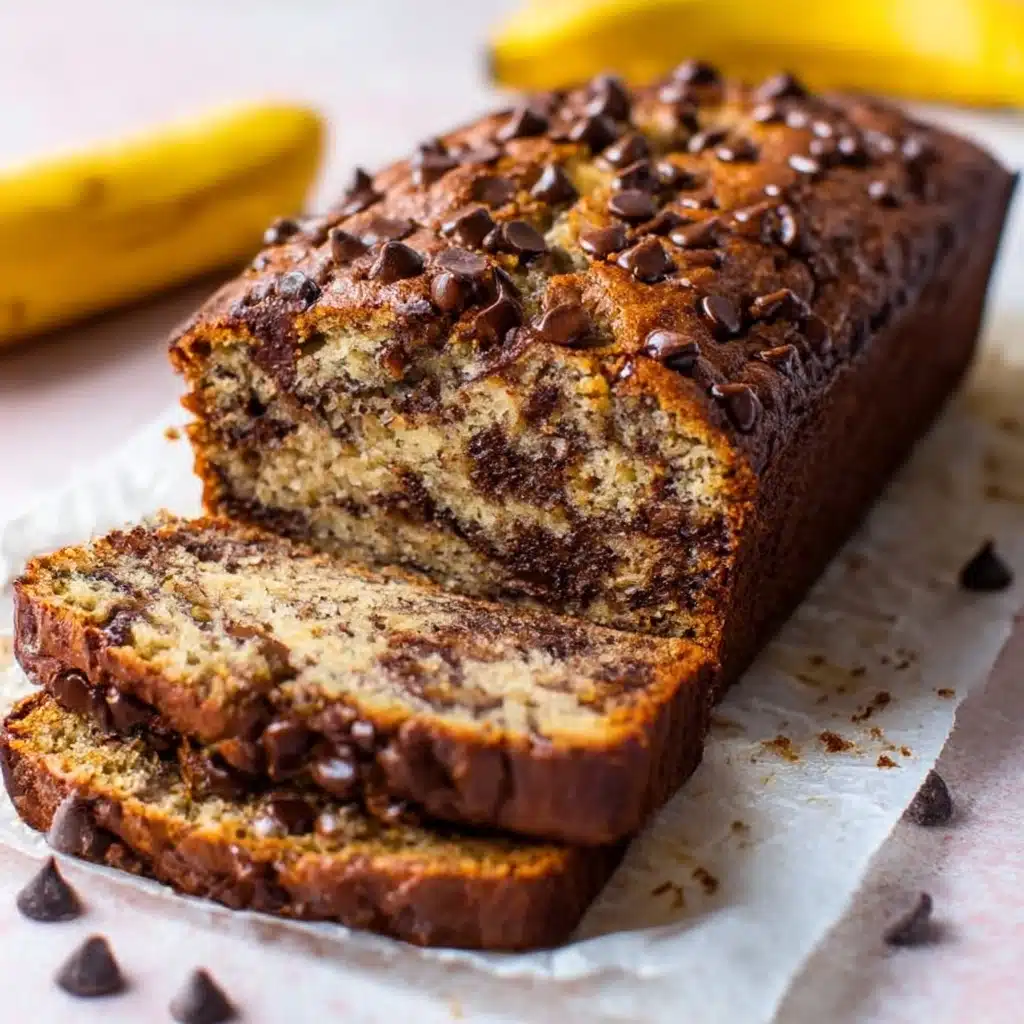 Super Moist Chocolate Chip Banana Bread Recipe