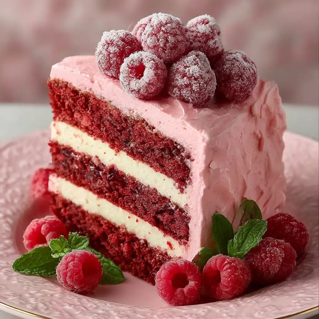Raspberry Layer Cake Recipe - Recipe Image