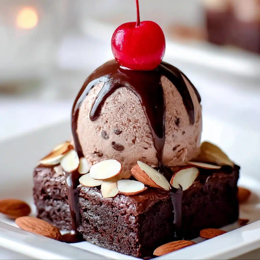 Brownie Hot Fudge Sundae Recipe - Recipe Image