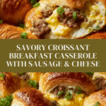 A Decadent Breakfast: Croissant Breakfast Casserole Recipe