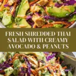 Shredded Thai Salad with Avocado Recipe