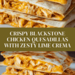 Blackstone Chicken Quesadilla Recipe