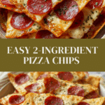 2 ingredient Pizza chips Recipe
