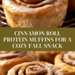Cinnamon Roll Protein Muffins Recipe