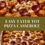 Tater Tot Pizza Casserole Recipe