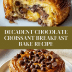 Decadent Chocolate Croissant Breakfast Bake Recipe