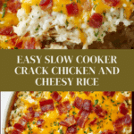 Slow Cooker Crack Chicken and Rice Recipe