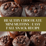 Healthy Chocolate Mini Muffins Recipe