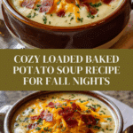 Loaded Baked Potato Soup for Chilly Evenings With the Kids Recipe
